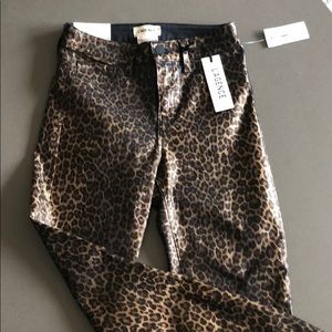 L’Agence Margot High Rise Skinny cheetah print
